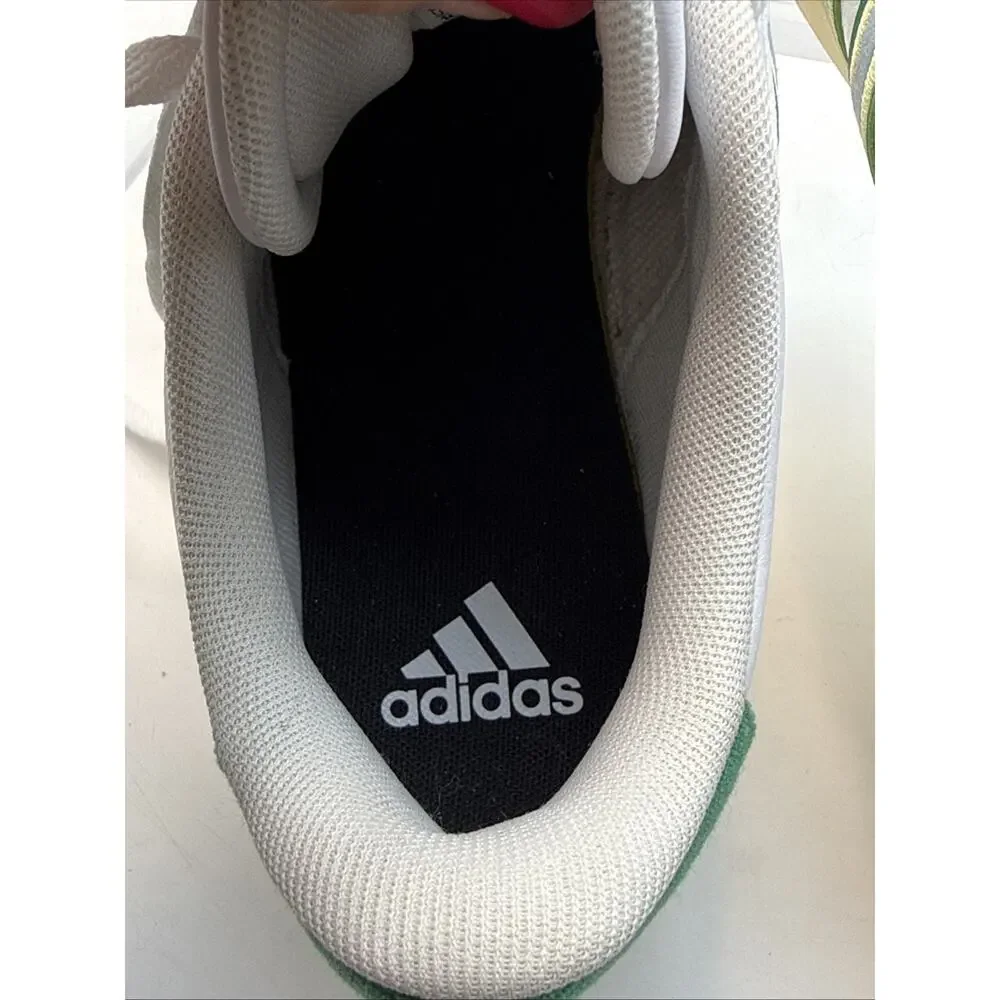 Women’s Size 10 Adidas VL Court 3.0 White Semi Court Green Excellent Condition
